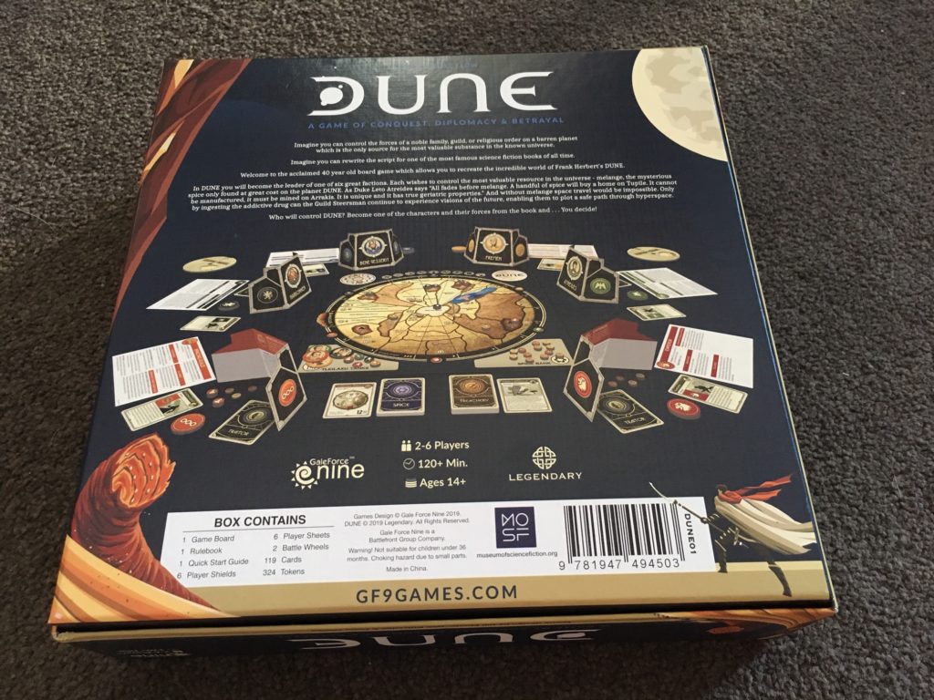 Dune (2019) Board Game Review Dune Scholar