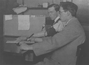 William Moulton Marston administering lie detector test in 1914