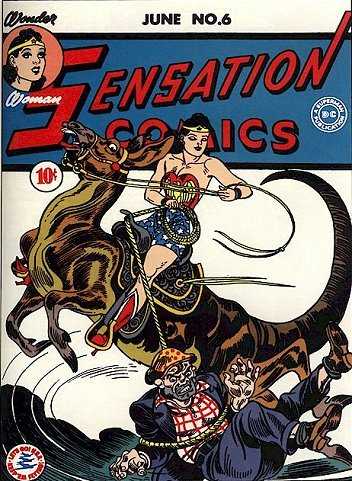 Sensation Comics cover 1942