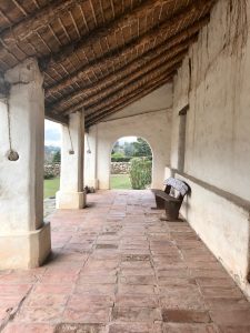 Jesuit building walkway