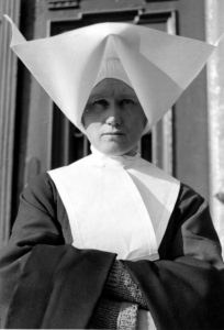 Nun in habit